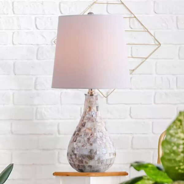 Mona 20.5 in. Seashell Mini Table Lamp